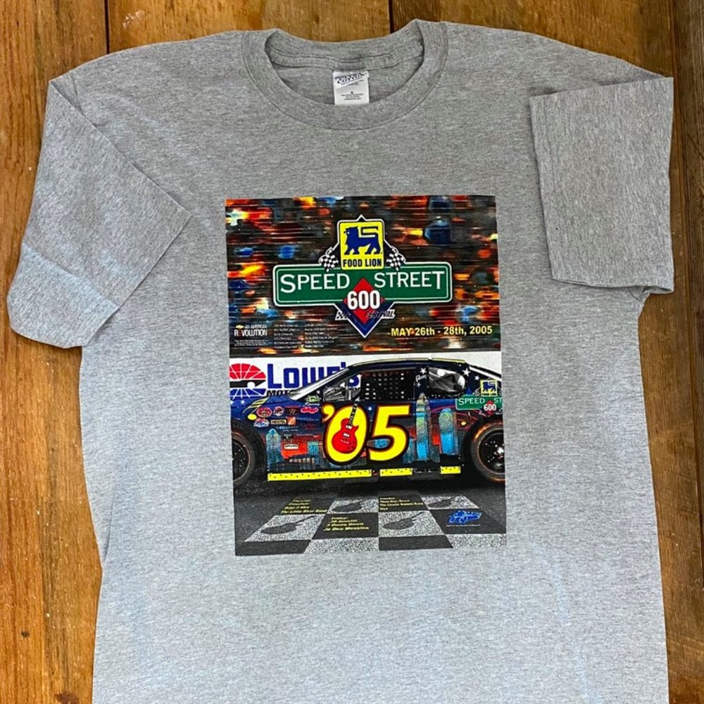 Vintage NASCAR Graphic T-Shirt Speed Street 2005